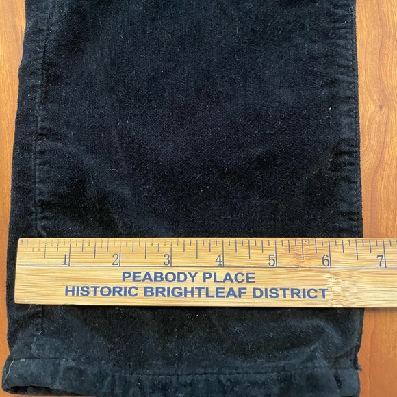 Black Citizens of Humanity Smooth Corduroy/Velvet Pants - Long 31" Inseam! - Picture 4 of 7